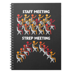 Cuaderno Bacteria Science Strep Meeting Microbiology