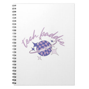 Cuaderno Baddie tecnológico (variación 2) bloc de notas en 