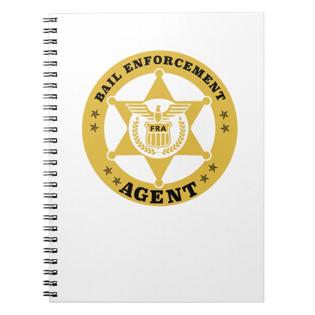 CUADERNO BADGE DEL AGENTE DE EJECUCIÓN DE LA FIANZA (Frente)