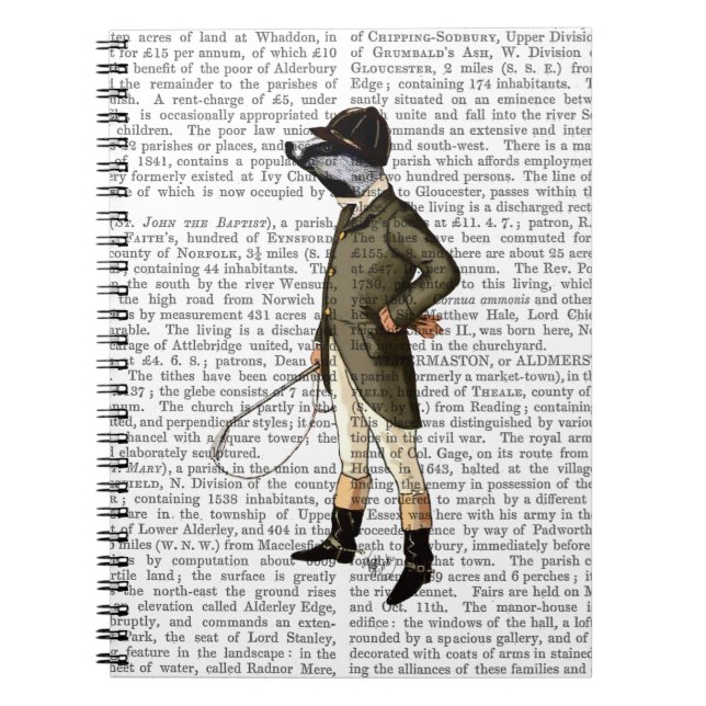 Cuaderno Badger el piloto lleno (Frente)