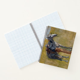 Cuaderno Badlands, Caballo Vaquero Antiguo Thomas Eakins