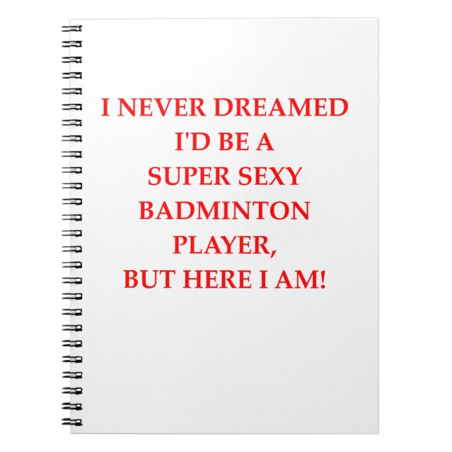 Cuaderno bádminton (Frente)