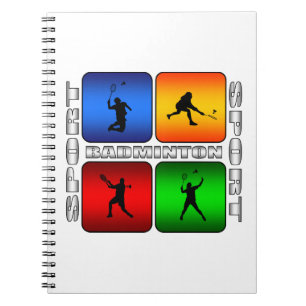 Cuaderno Bádminton espectacular
