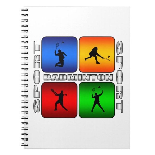 Cuaderno Bádminton espectacular (Frente)
