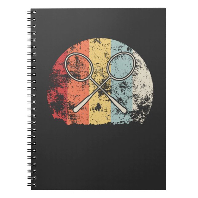 Cuaderno Badminton Vintage (Frente)