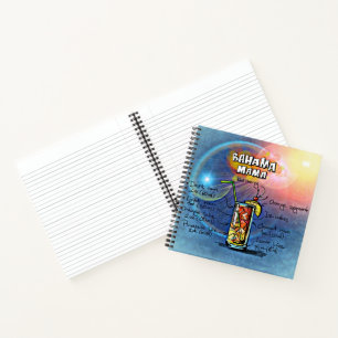 Cuaderno Bahama Mama Cocktail (#8 de 12 paquetes de recetas