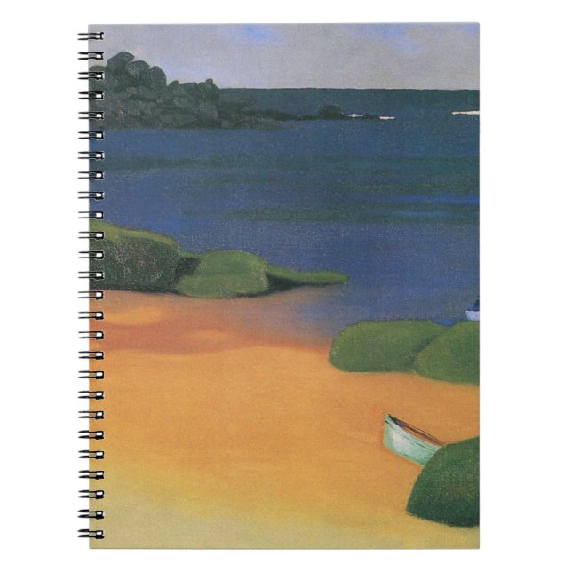 Cuaderno Bahía de Tregastel por Felix Vallotton, Bella Arte (Frente)