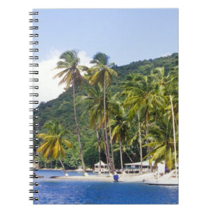 Cuaderno Bahía Marigot, Santa Lucía, Caribe