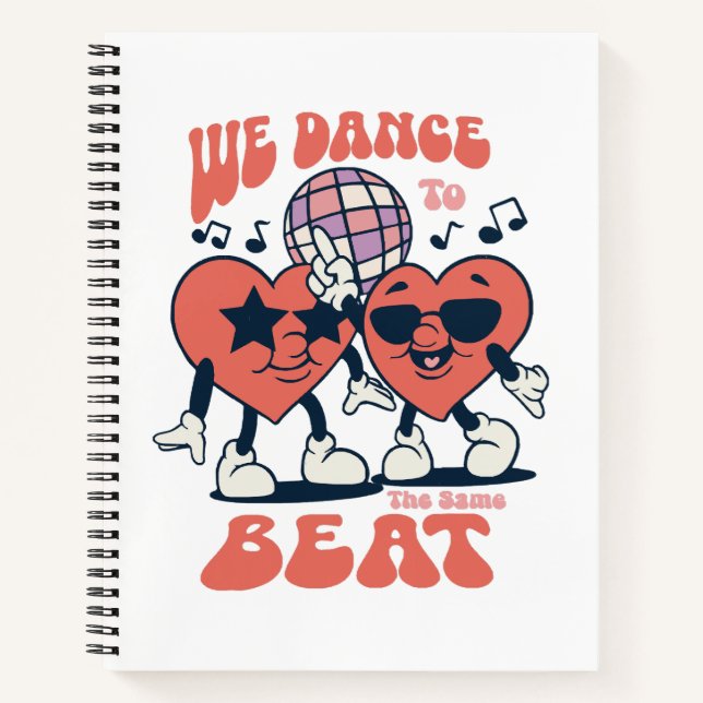 Cuaderno bailamos al mismo ritmo (Anverso)