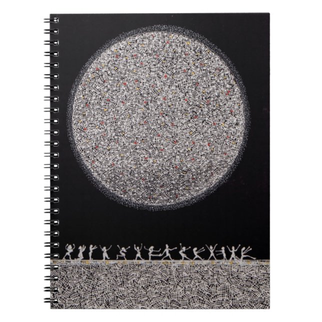 Cuaderno Bailando bajo la luz de la luna de plata (Frente)