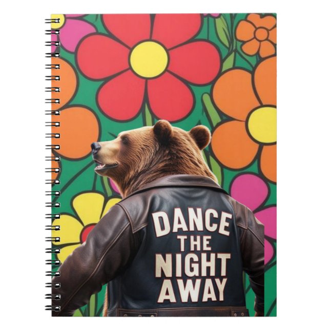 Cuaderno bailar la noche fuera (Frente)