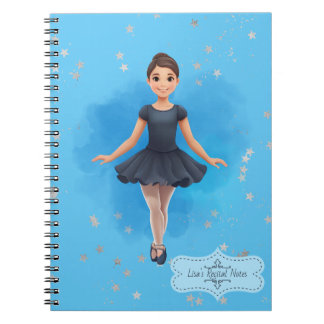 Cuaderno Bailarín azul de chica