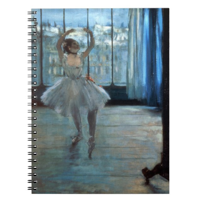 Cuaderno Bailarín de Edgar Degas el | delante de una (Frente)