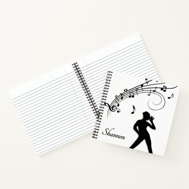Cuaderno Bailarín de tap moderno personal (Interior)