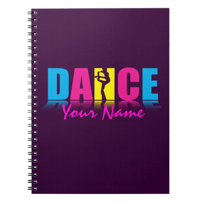 Cuaderno Bailarín personalizado de la danza (Frente)