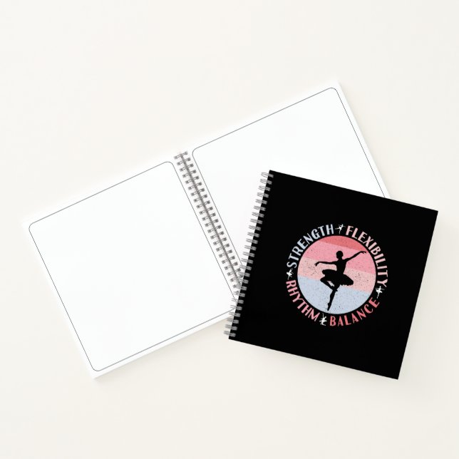 Cuaderno Bailarina bailarina de ballet - valores de mentali (Interior)