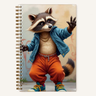 Cuaderno Bailarina callejera, Raccoon, autora Natasha Us