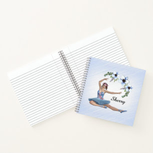Cuaderno Bailarina de Azul Nombre Personal