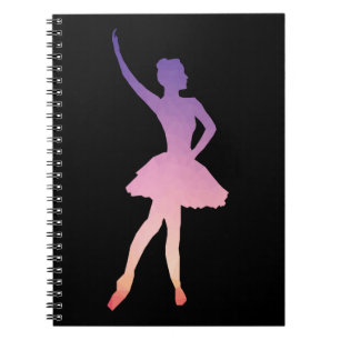Cuaderno Bailarina en diseño geométrico moderno