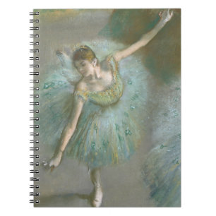 Cuaderno Bailarina en Green Edgar Degas