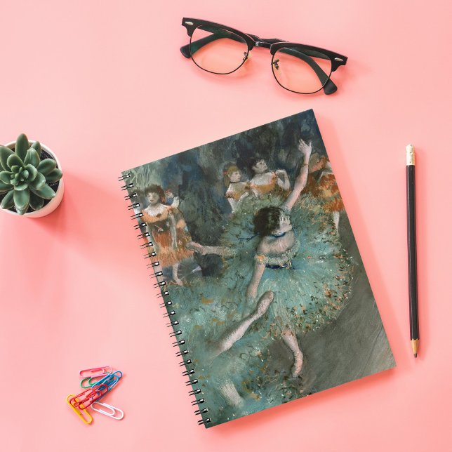 Cuaderno Bailarina en movimiento, bailarina en verde | Edga (Subido por el creador)