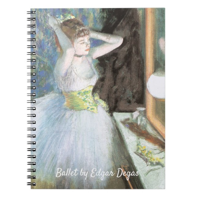 Cuaderno Bailarina en su camerino de Edgar Degas (Frente)