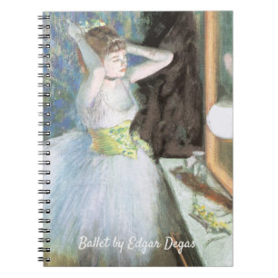 Cuaderno Bailarina en su habitación de vestir de Edgar Dega