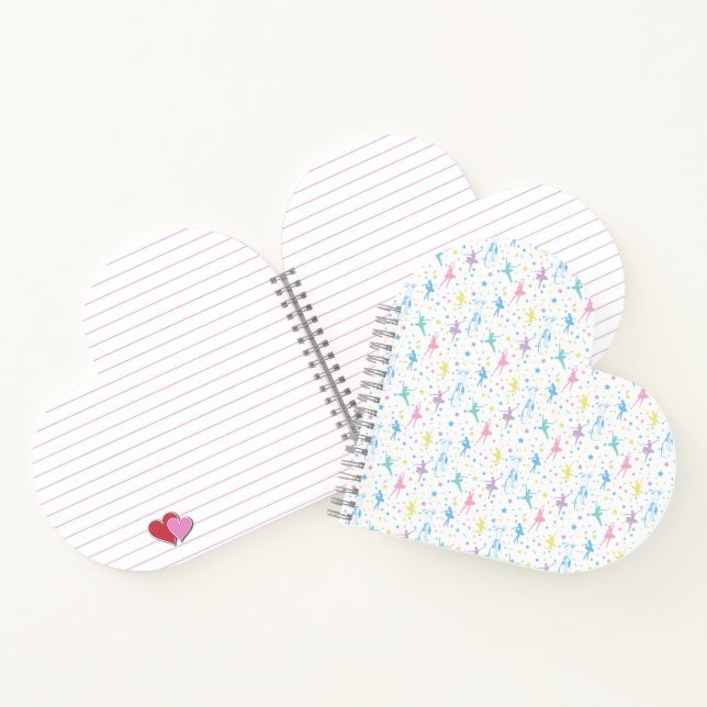 Cuaderno Bailarina Girly Ballerina - Patrón de ballet (Interior)