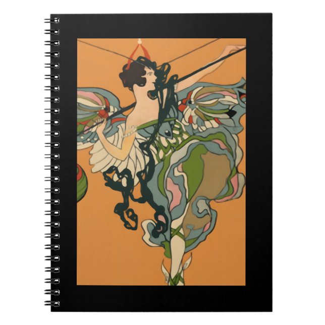 Cuaderno Bailarina Hada Con Faroles (Frente)