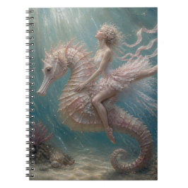Cuaderno Bailarina linda en su caballito de mar rosa