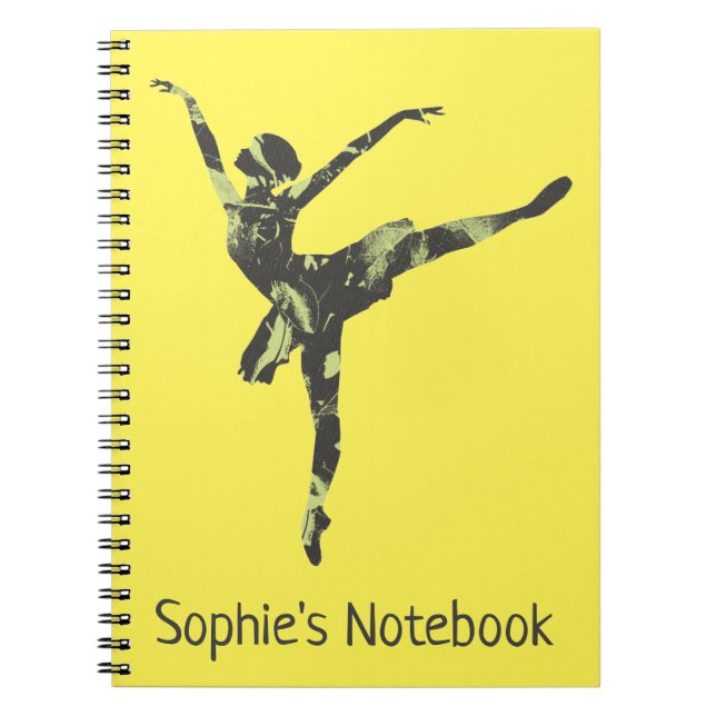 Cuaderno Bailarina moderna de ballet (Frente)