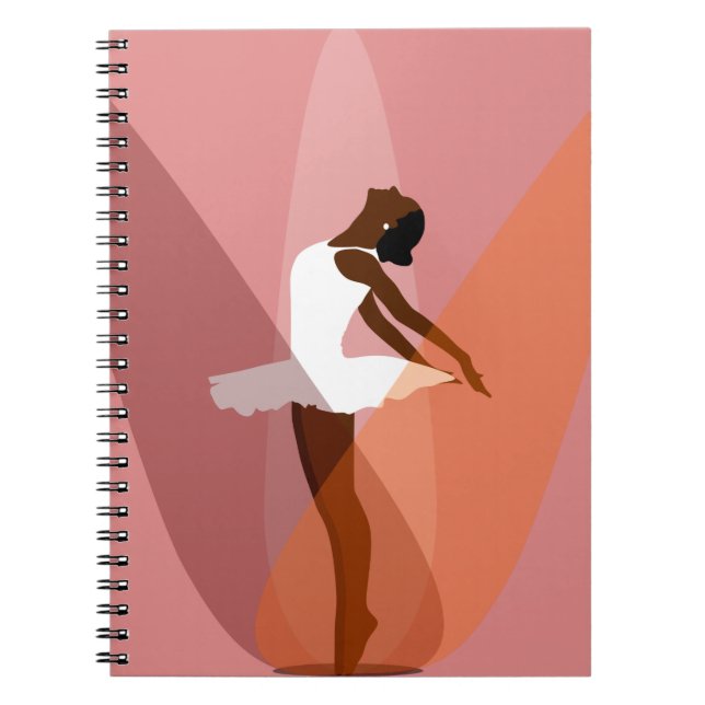 Cuaderno Bailarina negra de ballet afroamericano (Frente)