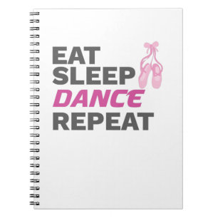 Cuaderno Bailarina para bailarina comiendo baile de sueño r