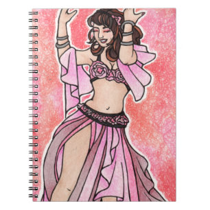 Cuaderno Bailarina rosa Habibi