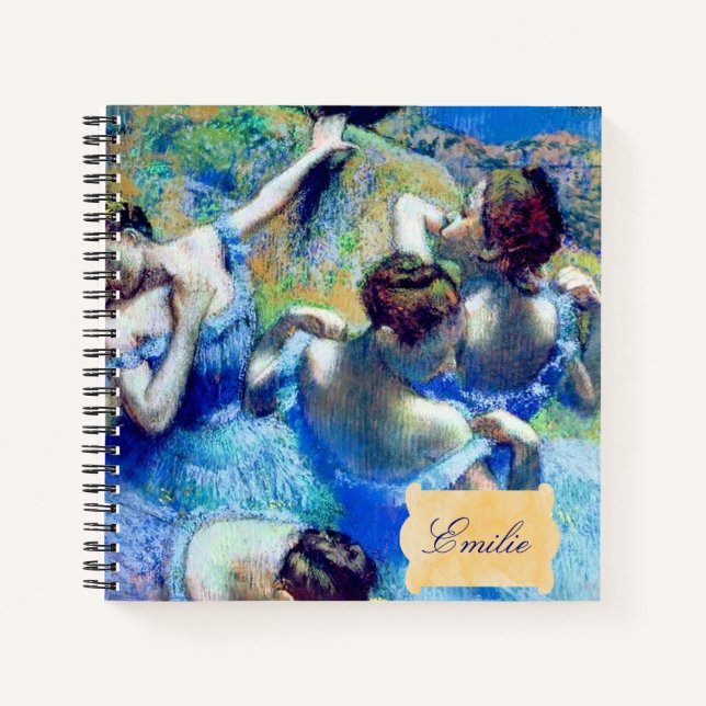Cuaderno Bailarinas azules de Degas Sketchbook (Anverso)