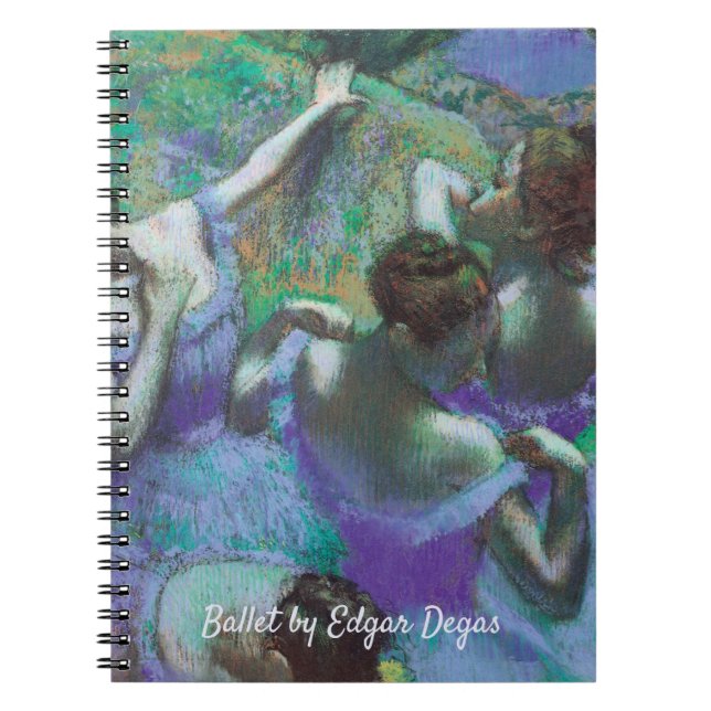 Cuaderno Bailarinas azules de Edgar Degas, Impresionismo Vi (Frente)