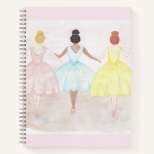 Cuaderno Bailarinas de ballet de punta