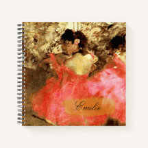 Bailarinas de rosa de Degas Sketchbook