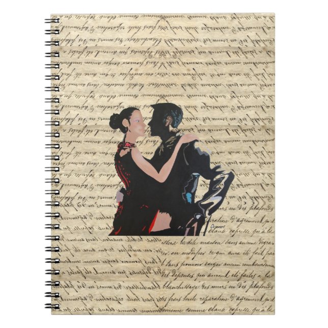 Cuaderno Bailarinas de tango (Frente)