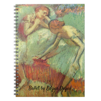 Cuaderno Bailarinas de verde de Edgar Degas, Ballet Vintage