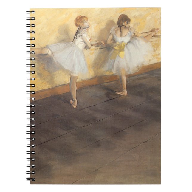 Cuaderno Bailarinas en el bar de Edgar Degas, ballet de épo (Frente)