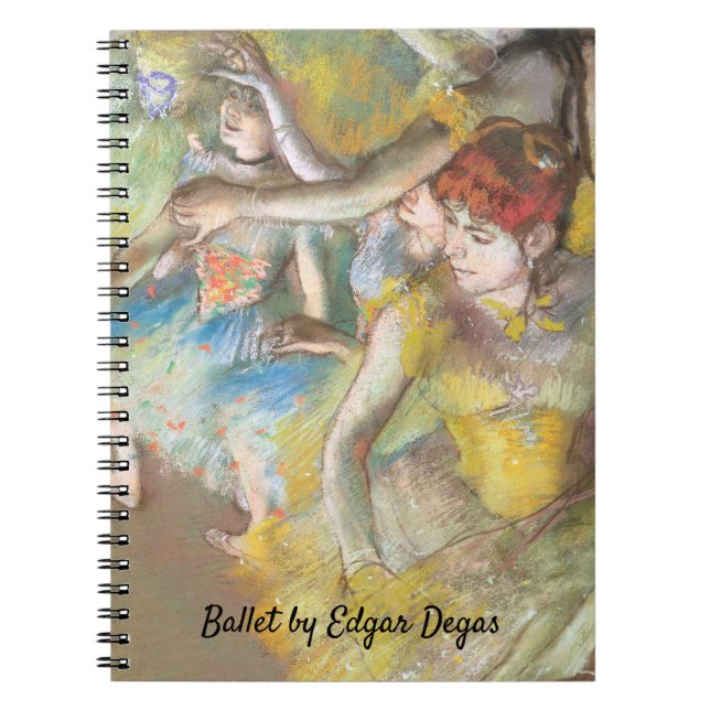 Cuaderno Bailarinas en el Escenario por Edgar Degas (Frente)