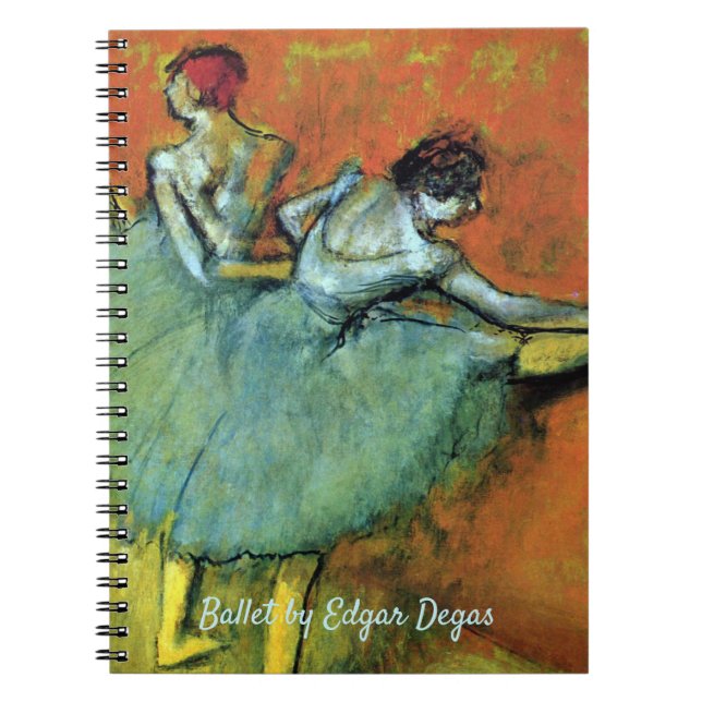 Cuaderno Bailarinas en la barra de Edgar Degas, Ballet Vint (Frente)