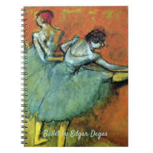 Cuaderno Bailarinas en la barra por Edgar Degas, Ballet Vin