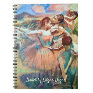 Cuaderno Bailarinas en un paisaje de Edgar Degas