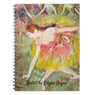 Cuaderno Bailarinas inclinándose de Edgar Degas, Arte de Ba