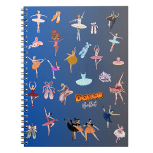 Cuaderno Bailarines de ballet elegantes