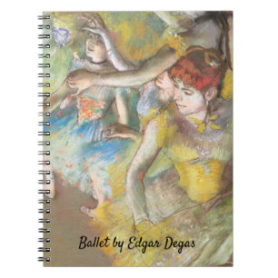 Cuaderno Bailarines de ballet en el escenario por Edgar Deg