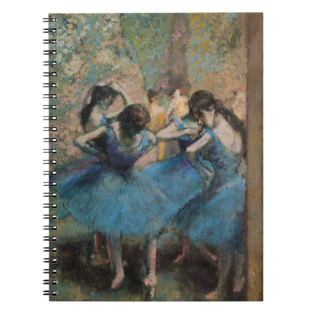 Cuaderno Bailarines de Edgar Degas el | en el azul, 1890 (Frente)