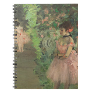 Cuaderno Bailarines de Edgar Degas el entre bastidores,